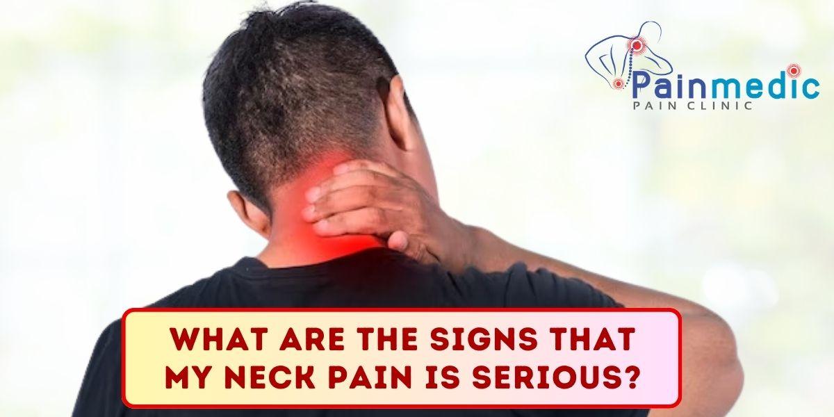When to consult a physician if you have chronic neck pain.